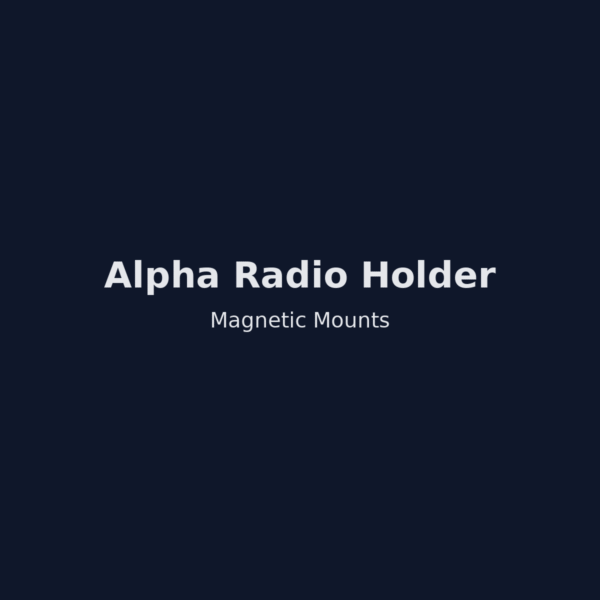 Alpha Radio Holder
