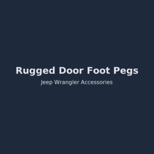 Rugged Door Foot Pegs