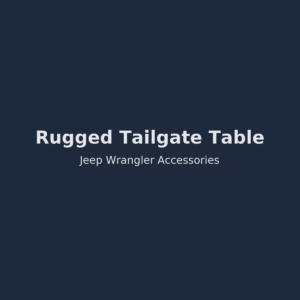 Rugged Tailgate Table